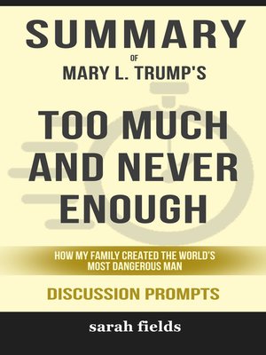 cover image of Summary of Too Much and Never Enough